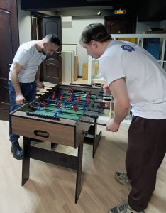 настольный футбол