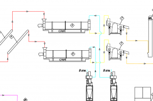 Чертёж электрического сушильного барабана для Норильска